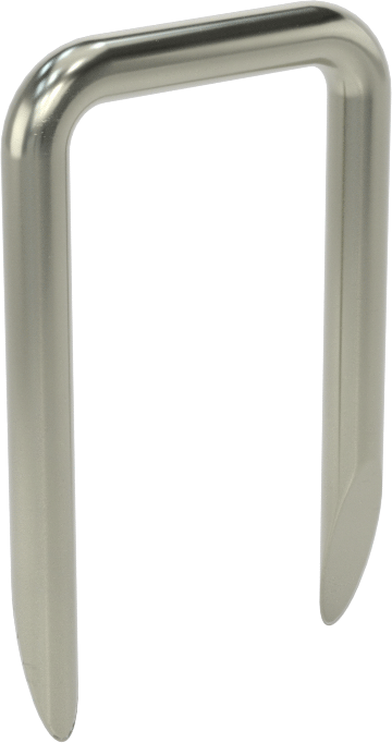 Elektrik Kabloları için Çekiçli Zımba Tel, Düz Zımba Tipi, Çelik, 1/2" Genişlik