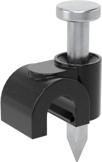 Çekiçle Takılan Kablo Tutucular, Galvanizli Çelik Çivi, 1/8" Genişlik, 1/4" Yükseklik