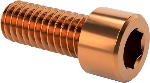 Bronz Soket Başlı Vida, 5/16"-18 Diş Boyutu, 3/4" Uzunluk