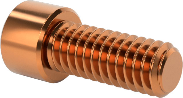Bronz Soket Başlı Vida, 5/16"-18 Diş Boyutu, 3/4" Uzunluk