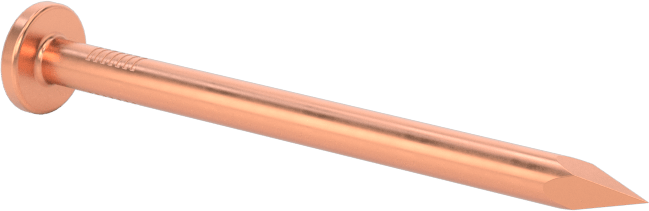 Bakır Çiviler, 3D Penny Boyutu, 1-1/4" Uzunluk