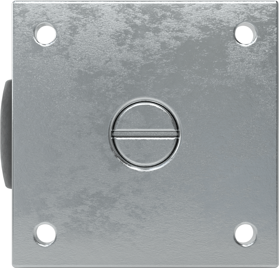 4“ x 4” Montaj Plakalı Kir Koruyucu Tekerlek, 3 inç Çapında Kauçuk Tekerlekli Döner Ayak