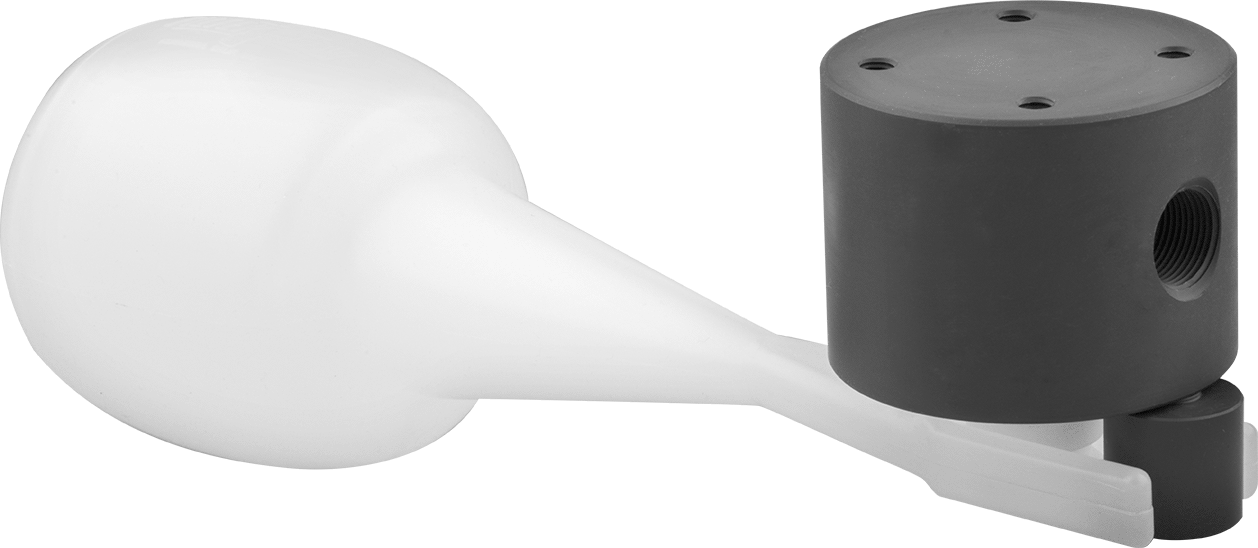 With Polypropylene Float Rod