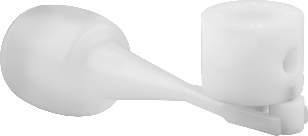 With Polypropylene Float Rod