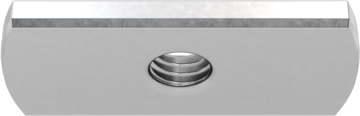 Çelik Düşük Profilli Dar Tabanlı Kaynak Somunları, M8 x 1,25 mm Diş Boyutu