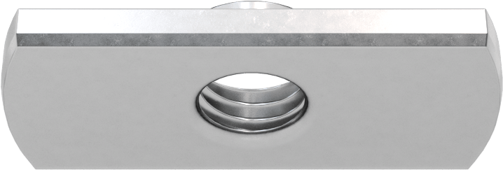 Çelik Düşük Profilli Dar Tabanlı Kaynak Somunları, M10 x 1,5 mm Diş Boyutu