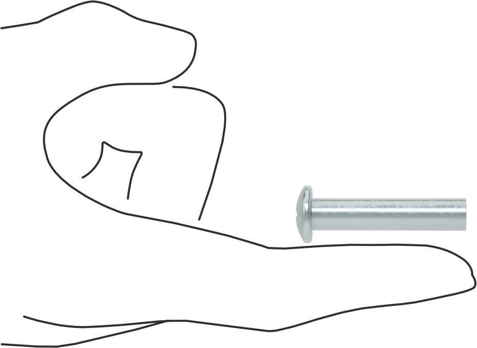Çelik Bağlama Namluları, 1/4"-20 Diş Boyutu, 1-1/2" Uzunluk