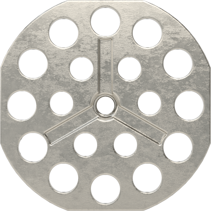 Yapıştırıcıya Hazır Somun, 316 Paslanmaz Çelik, M4 x 0,7 mm Diş, 38 mm Taban Çapı, 9 mm Somun Genişliği