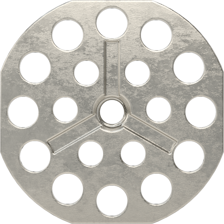 Yapıştırıcıya Hazır Somun, 316 Paslanmaz Çelik, M5 x 0,8 mm Diş, 38 mm Taban Çapı, 1 mm Somun Genişliği
