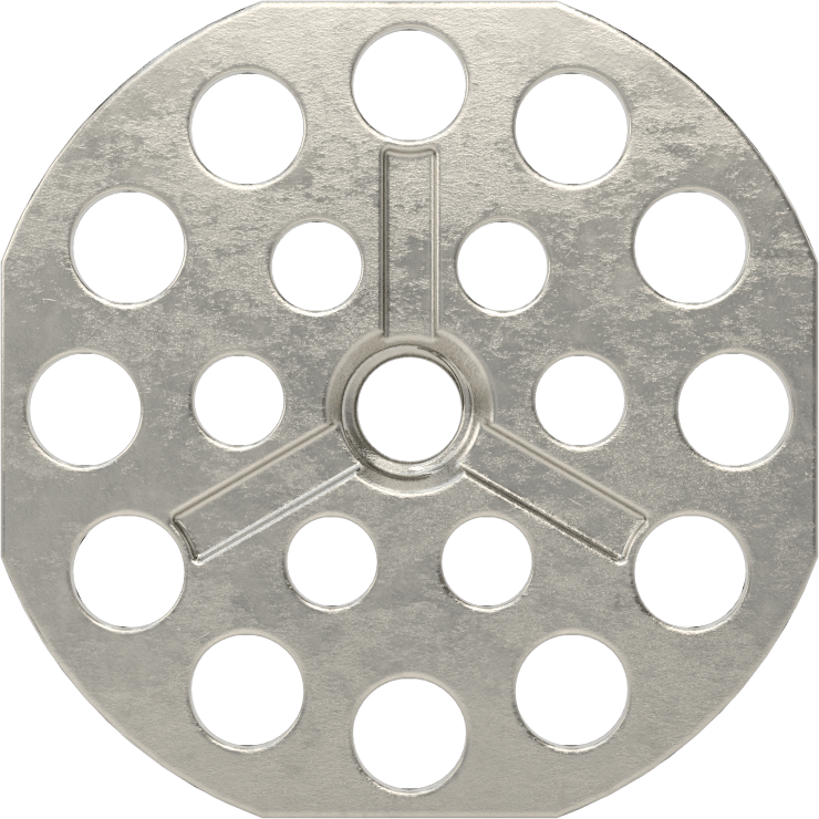 Yapıştırıcıya Hazır Somun, 316 Paslanmaz Çelik, M6 x 1 mm Diş, 38 mm Taban Çapı, 11,05 mm Somun Genişliği