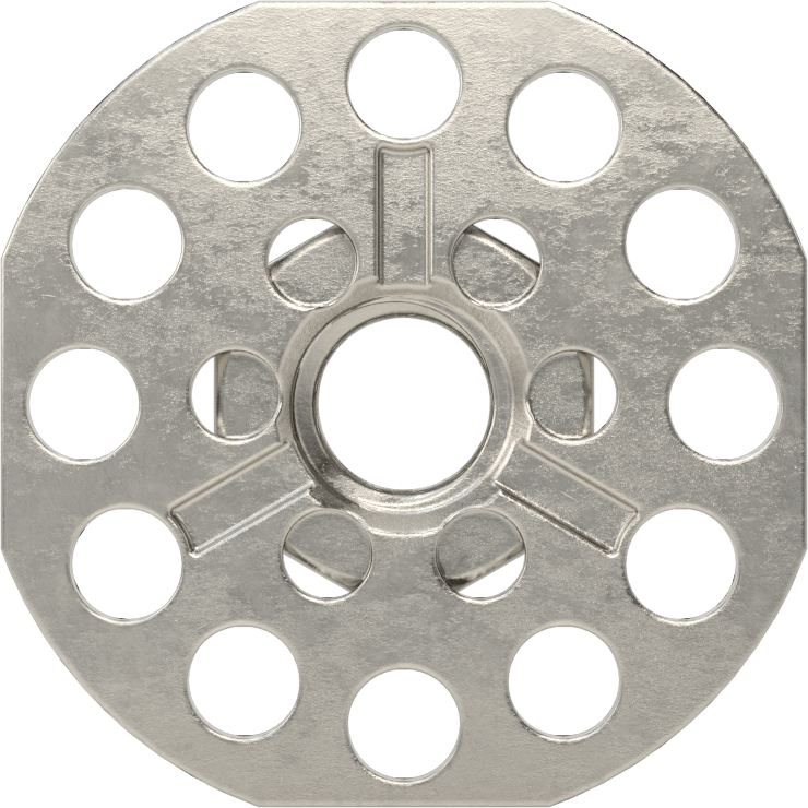 Yapıştırıcıya Hazır Somun, 316 Paslanmaz Çelik, M10 x 1,5 mm Boyut, 38 mm Taban Çapı, 17,05 mm Genişliğinde Somun