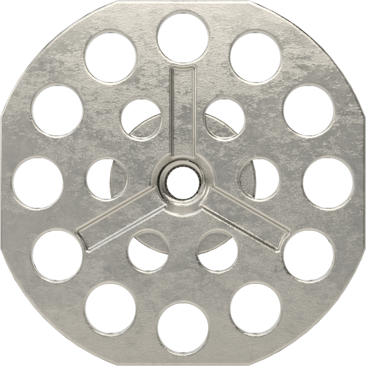Yapıştırıcıya Hazır Somun, 316 Paslanmaz Çelik, 10-24 Diş, 1-1/2" Taban Çapı, 1/8" Somun Genişliği