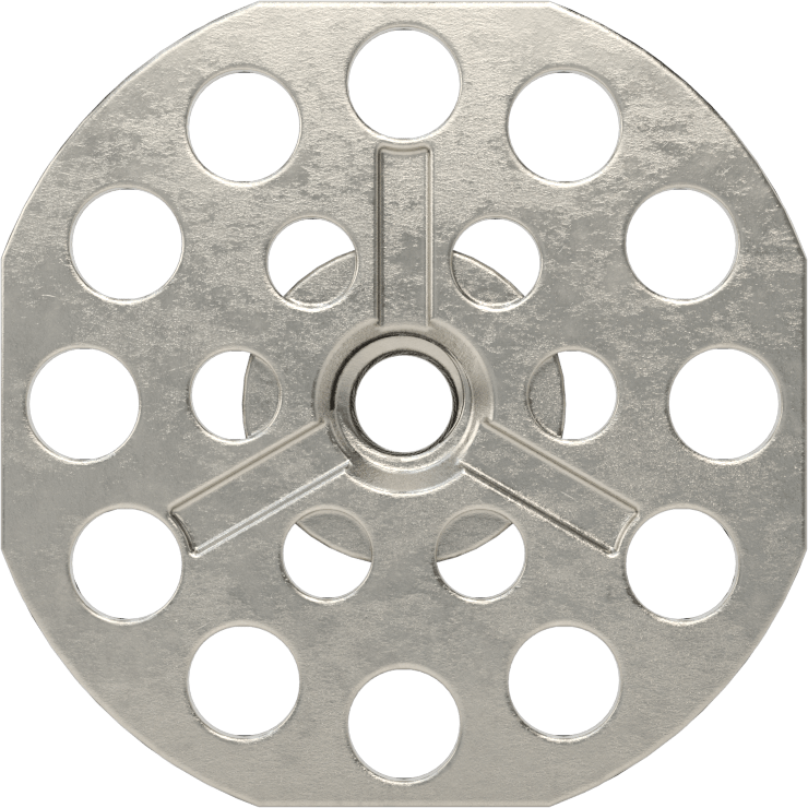 Yapıştırıcıya Hazır Somun, 316 Paslanmaz Çelik, 1/4"-20 Diş, 1-1/2" Taban Çapı, 1/8" Somun Genişliği
