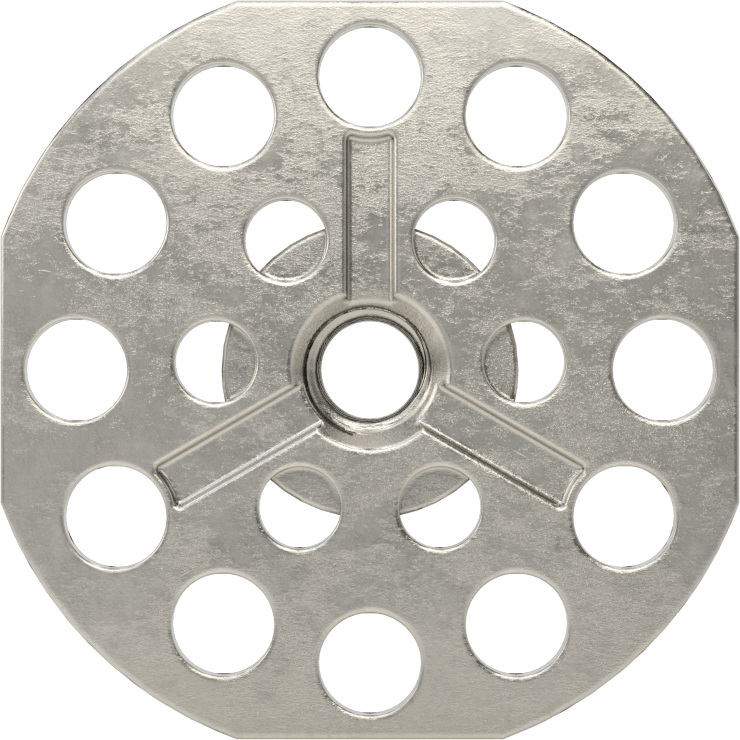 Yapıştırıcıya Hazır Somun, 316 Paslanmaz Çelik, 1/4"-28 Diş, 1-1/2" Taban Çapı, 1/8" Somun Genişliği