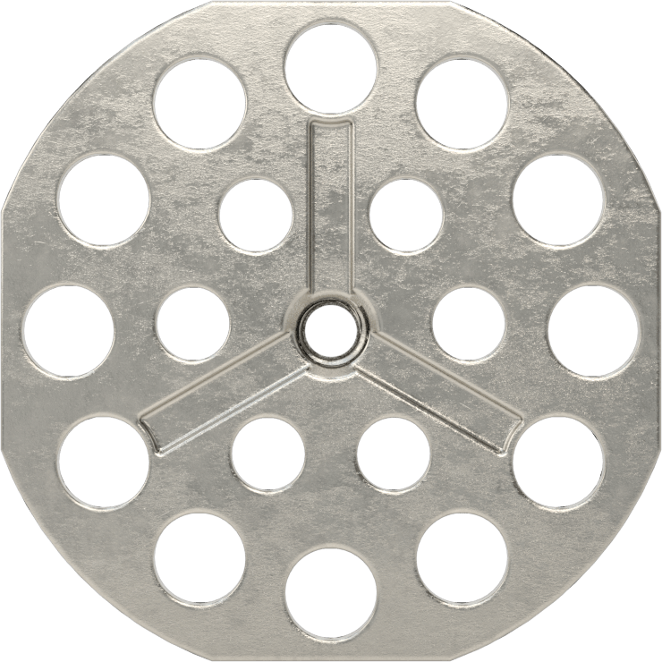 Yapıştırıcıya Hazır Somun, 316 Paslanmaz Çelik, M4 x 0,7 mm Boyut, 38 mm Taban Çapı, 6,35 mm Somun Genişliği