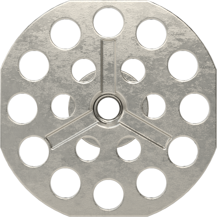 Yapıştırıcıya Hazır Somun, 316 Paslanmaz Çelik, M5 x 0,8 mm Diş, 38 mm Taban Çapı, 9,4 mm Somun Genişliği