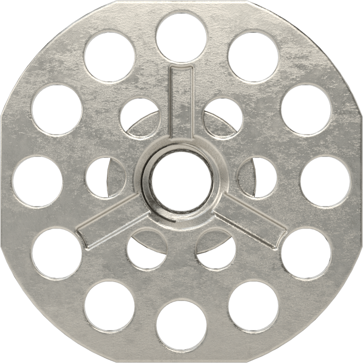 Yapıştırıcıya Hazır Somun, 316 Paslanmaz Çelik, M8 x 1,25 mm Boyut, 38 mm Taban Çapı, 10,9 mm Somun Genişliği