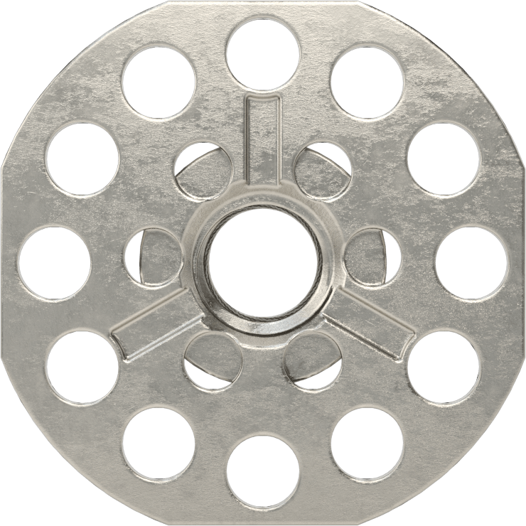 Yapıştırıcıya Hazır Somun, 316 Paslanmaz Çelik, M10 x 1,5 mm Diş, 38 mm Taban Çapı, 13 mm Somun Genişliği