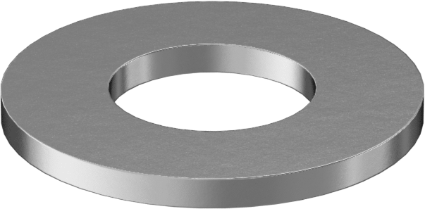18-8 Paslanmaz Çelik Mil. Spesifikasyonlu Pul, 4 Numaralı Vida Boyutu için, 1/8" ID, 0.255" OD, MS51496-P66