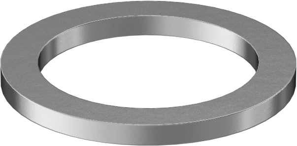 18-8 Paslanmaz Çelik Mil. Spesifikasyonlu Pul, 1/4" Vida Boyutu için, 0.280" ID, 3/8" OD, MS51496-P84