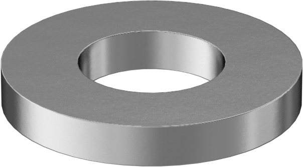 18-8 Paslanmaz Çelik Mil. Spesifikasyonlu Pul, 4 Numaralı Vida Boyutu için, 1/8" ID, 0.255" OD, MS51496-P67