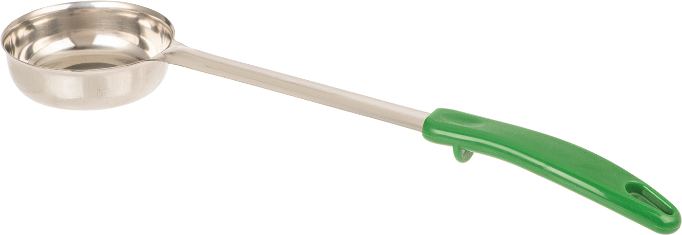 Paslanmaz Çelik Kaşık, Düz Tabanlı, 4 FL. oz Kapasite, 13-3/4" Uzunluk