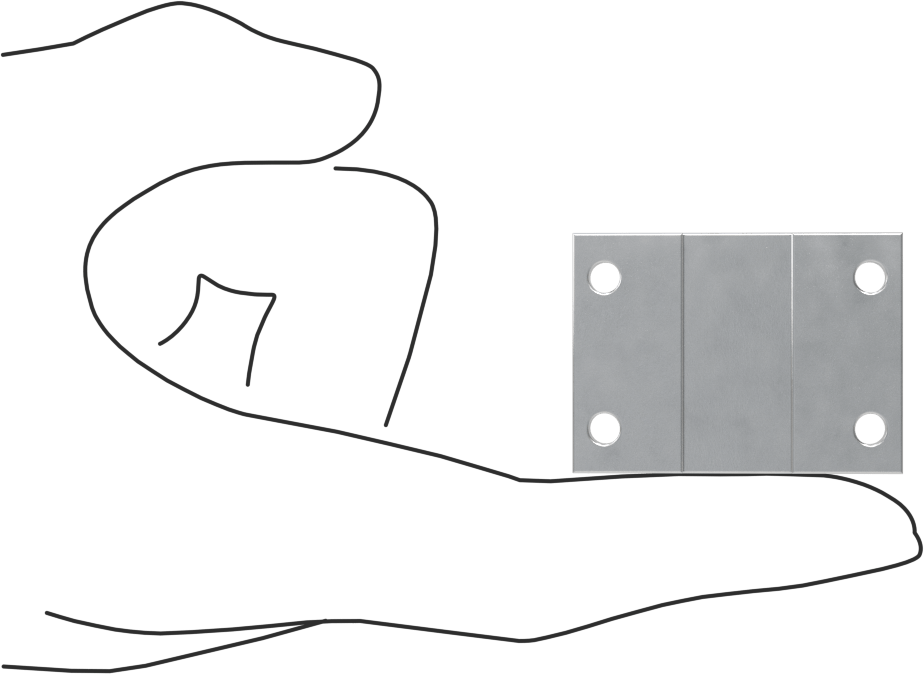 Lineer Rulman Muhafazası, Tek Rulman için, 1/2" Rulman Dış Çapı için