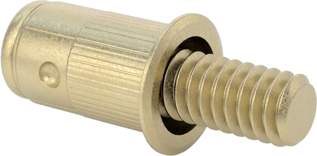 Perçin Saplamaları, 1/4"-20 Diş, 0,027“ - 0,165” Malzeme Kalınlığı için