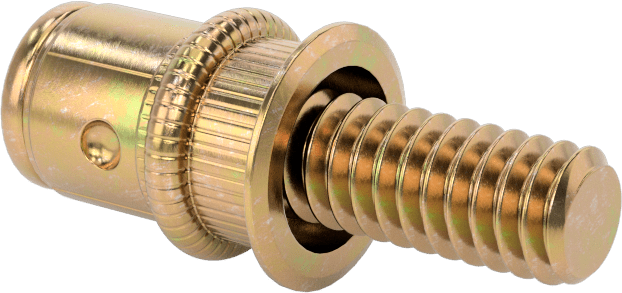 Perçin Saplamaları, 1/4"-20 Diş, 0,165“-0,26” Malzeme Kalınlığı için