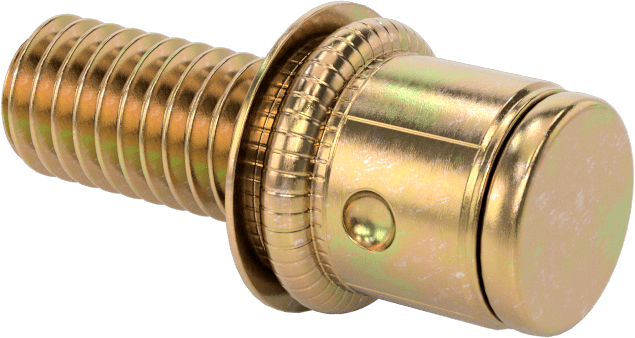 Perçin Saplamaları, 3/8"-16 Diş, 0,027“ - 0,15” Malzeme Kalınlığı için