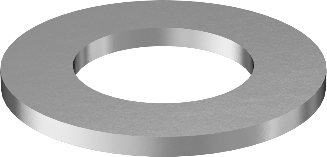 Korozyona Dayanıklı Galvanizli Çelik Yapısal Pul, 1-3/8" Vida Boyutu için, 1.500" ID, 2.813" OD