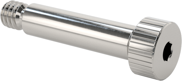 Titanyum Omuzlu Vida, 3/16" Omuz Çapı, 3/4" Omuz Uzunluğu, 8-32 Diş