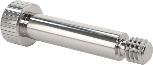 Titanyum Omuzlu Vida, 3/16" Omuz Çapı, 3/4" Omuz Uzunluğu, 8-32 Diş