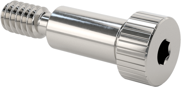 Titanyum Omuzlu Vida, 1/4" Omuz Çapı, 1/2" Omuz Uzunluğu, 10-24 Diş