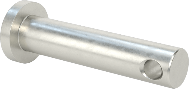 Karbon Çelik Çatal Pim, 3/16" Çap, 11/16" Kullanılabilir Uzunluk