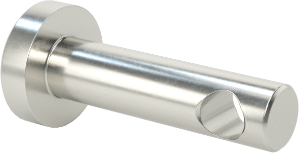 Karbon Çelik Çatal Pim, 1/8" Çap, 5/16" Kullanılabilir Uzunluk