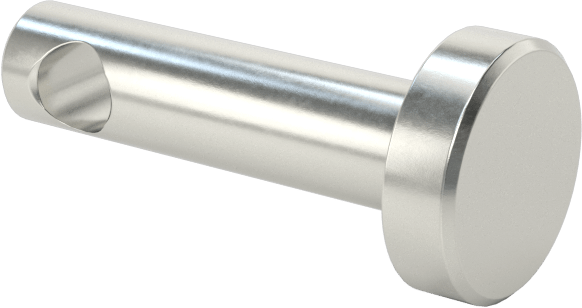 Karbon Çelik Çatal Pim, 1/8" Çap, 5/16" Kullanılabilir Uzunluk