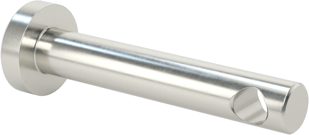 Karbon Çelik Çatal Pim, 1/8" Çap, 9/16" Kullanılabilir Uzunluk
