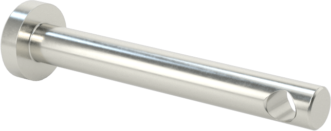 Karbon Çelik Çatal Pim, 1/8" Çap, 13/16" Kullanılabilir Uzunluk