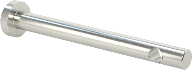 Karbon Çelik Çatal Pim, 1/8" Çap, 1-1/16" Kullanılabilir Uzunluk