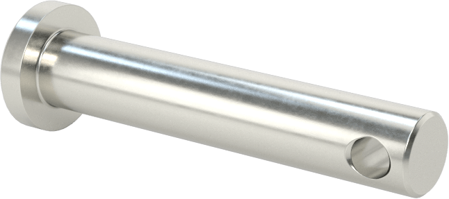 Karbon Çelik Çatal Pim, Çatal Pimli, 3/16" Çap, 13/16" Kullanılabilir Uzunluk