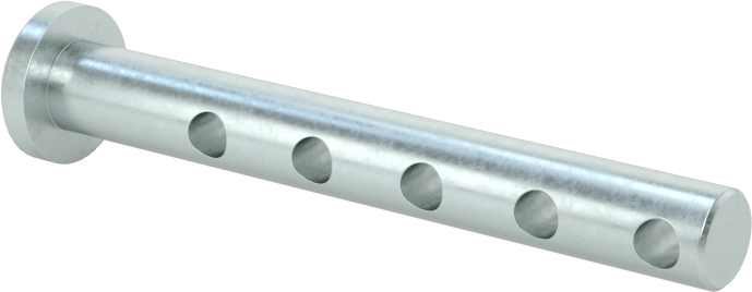 Uzunluğu Seçilebilir Çatal Pim, Çinko Kaplamalı 1004-1045 Karbon Çelik, 3/16" Çap, 1,5" Uzunluk