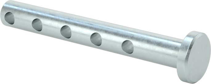 Uzunluğu Seçilebilir Çatal Pim, Çinko Kaplamalı 1004-1045 Karbon Çelik, 3/16" Çap, 1,5" Uzunluk