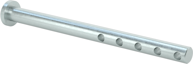 Uzunluğu Seçilebilir Çatal Pim, Çinko Kaplamalı 1004-1045 Karbon Çelik, 3/16" Çap, 2,5" Uzunluk