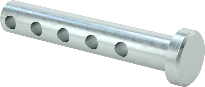 Uzunluğu Seçilebilir Çatal Pim, Çinko Kaplamalı 1004-1045 Karbon Çelik, 1/4" Çap, 1,5" Uzunluk