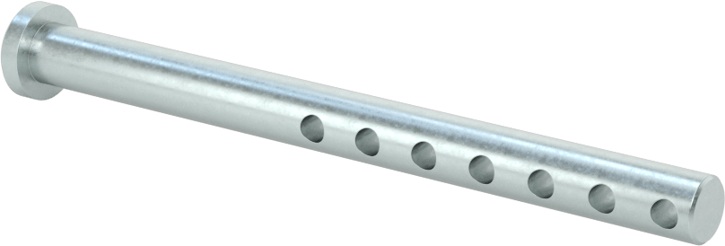 Uzunluğu Seçilebilir Çatal Pim, Çinko Kaplamalı 1004-1045 Karbon Çelik, 1/4" Çap, 3" Uzunluk