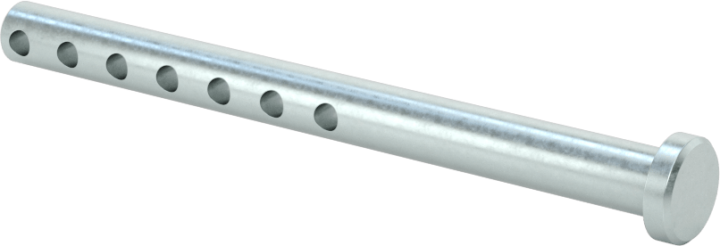 Uzunluğu Seçilebilir Çatal Pim, Çinko Kaplamalı 1004-1045 Karbon Çelik, 1/4" Çap, 3" Uzunluk