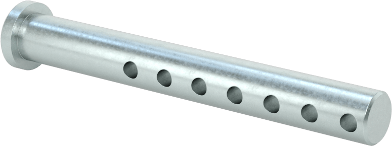 Uzunluğu Seçilebilir Çatal Pim, Çinko Kaplamalı 1004-1045 Karbon Çelik, 5/16" Çap, 2,5" Uzunluk