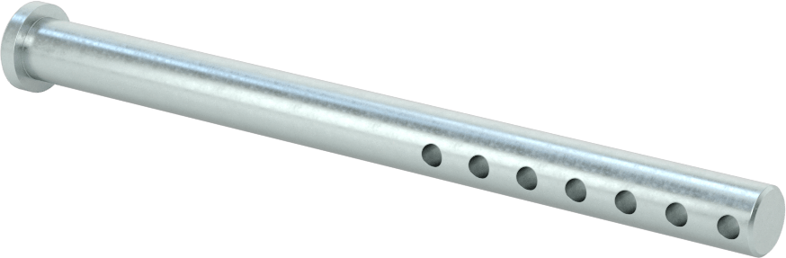 Uzunluğu Seçilebilir Çatal Pim, Çinko Kaplamalı 1004-1045 Karbon Çelik, 5/16" Çap, 4" Uzunluk