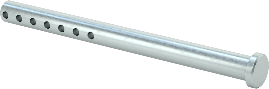 Uzunluğu Seçilebilir Çatal Pim, Çinko Kaplamalı 1004-1045 Karbon Çelik, 5/16" Çap, 4" Uzunluk